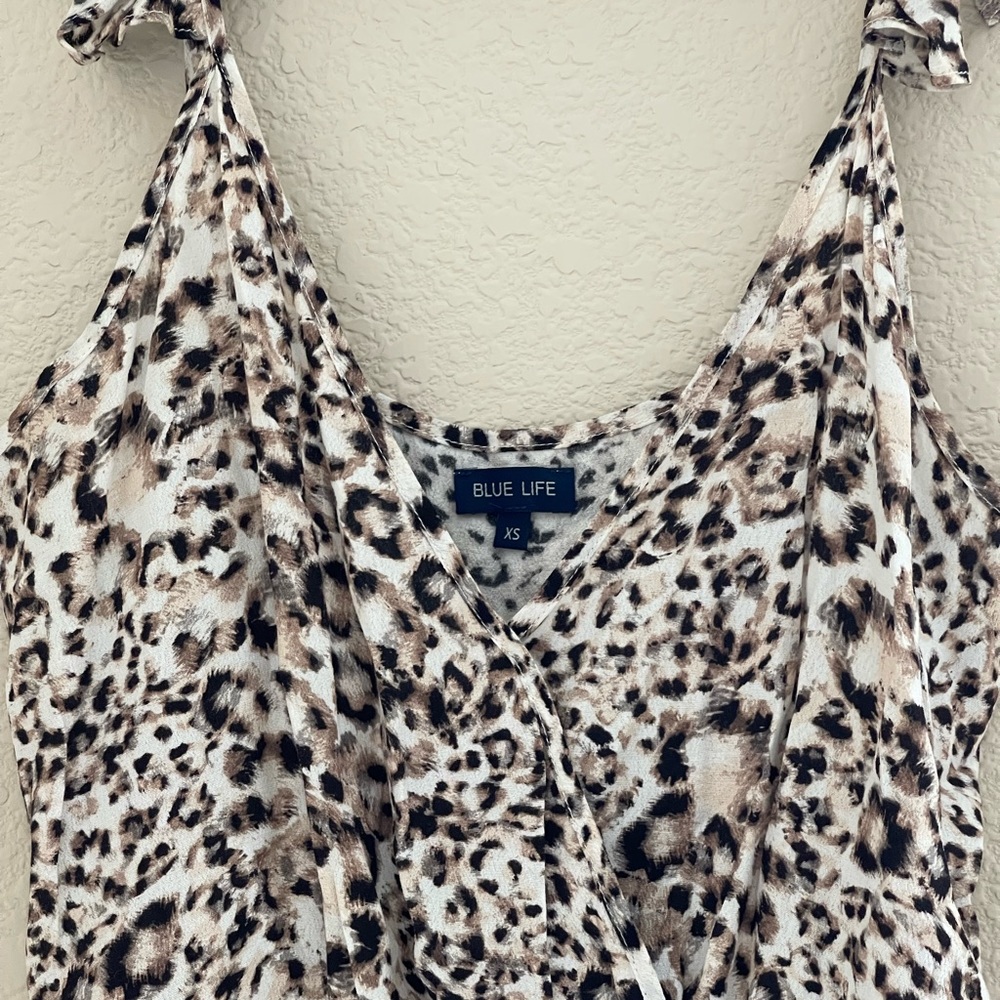 Leopard wrap top - Picture 2 of 2